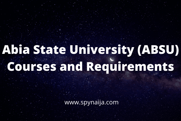 ABSU courses and requirements