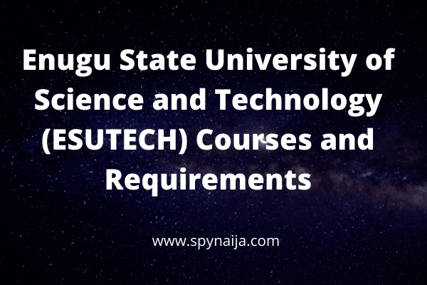 ESUTECH Courses and Requirements