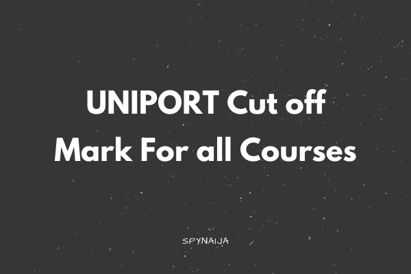 UNIPORT Cut Off Mark